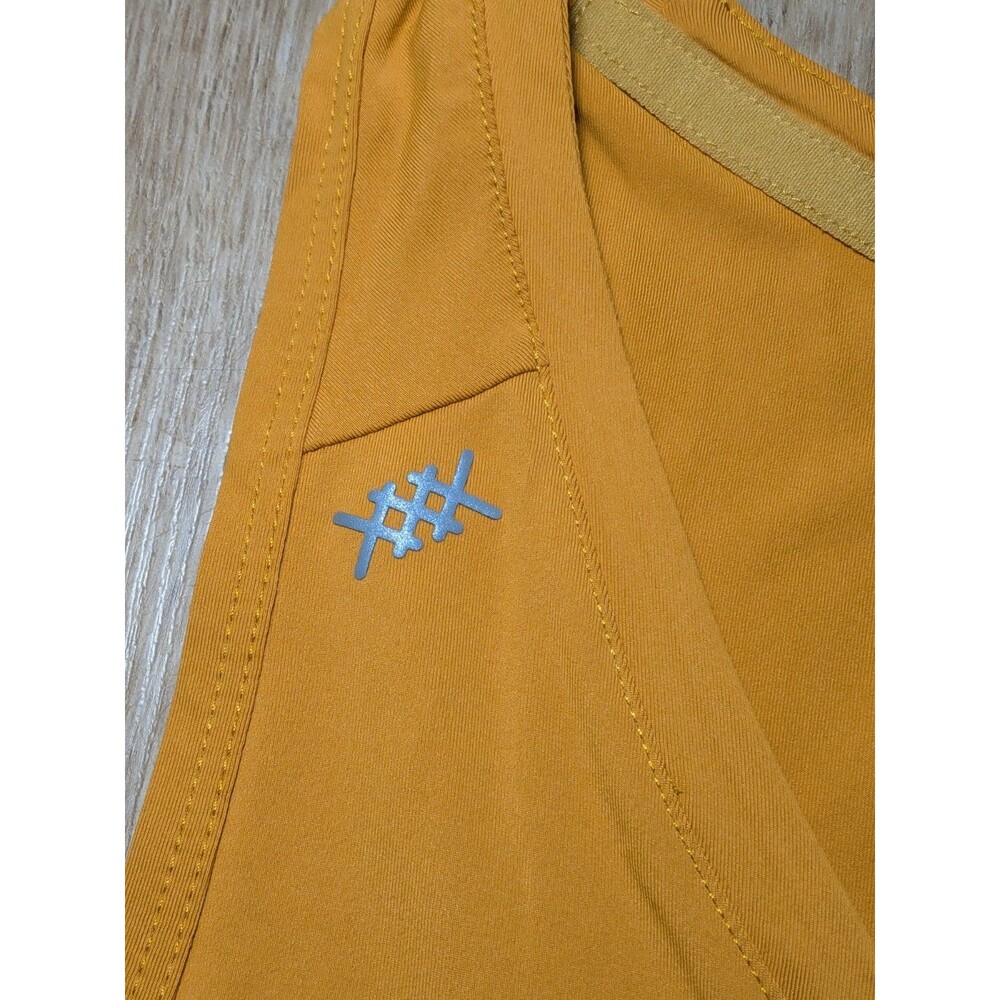 NWT Rhone Extra Mile Performance Singlet Harvest Brown/ Autumn Gold Men's Sz L - Picture 4 of 12